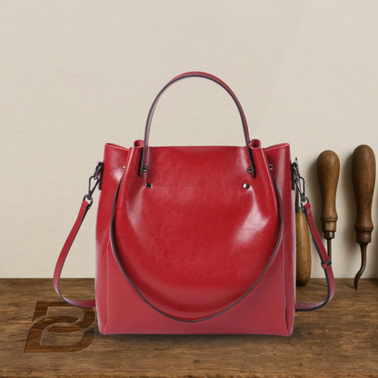 Victoire - Retro Leather Convertible Bag - Heritage Limited Edition