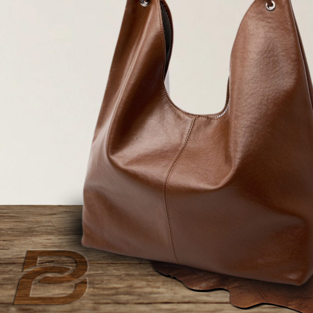 Camille - Minimalist Leather Shoulder Bag - Heritage Limited Edition