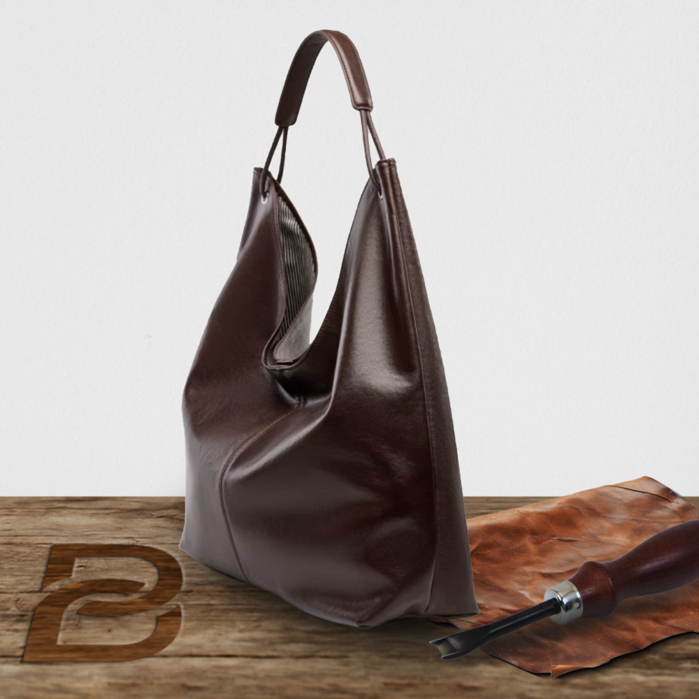Camille - Minimalist Leather Shoulder Bag - Heritage Limited Edition