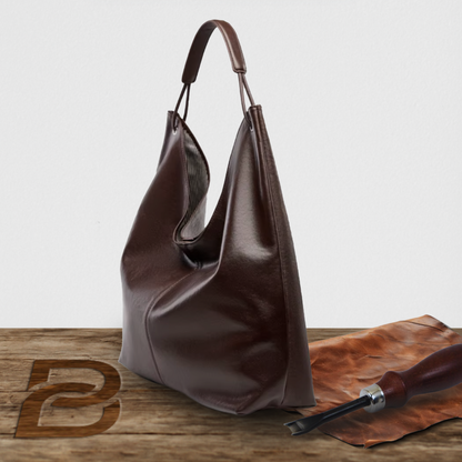Camille - Minimalist Leather Shoulder Bag - Heritage Limited Edition