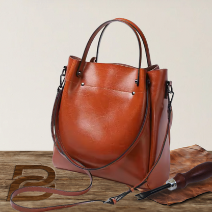 Victoire - Retro Leather Convertible Bag - Heritage Limited Edition
