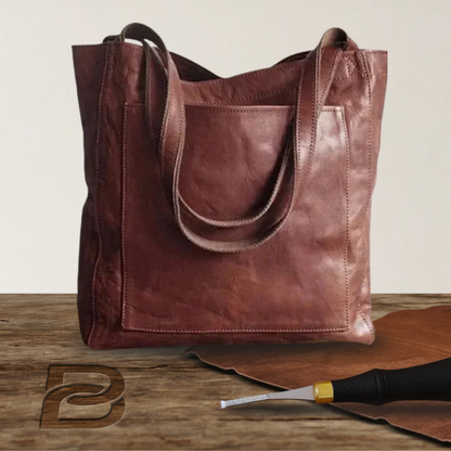 Lorena - Large Vintage Leather Tote - Heritage Limited Edition