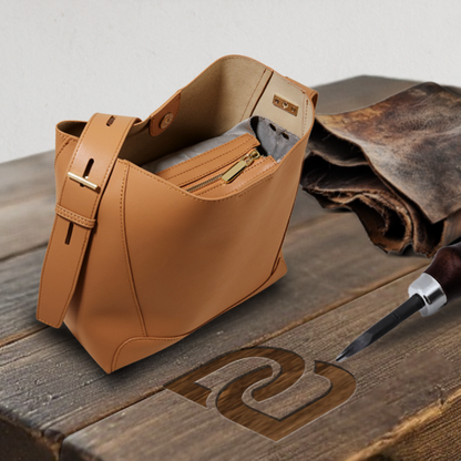 Clémentine - Supple Leather Shoulder Bag - Heritage Limited Edition