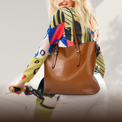 Nicole - Vintage Elegance Leather Crossbody Bag - Limited Heritage Edition