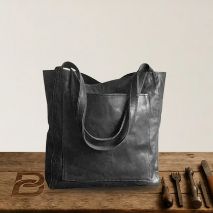Lorena - Large Vintage Leather Tote - Heritage Limited Edition